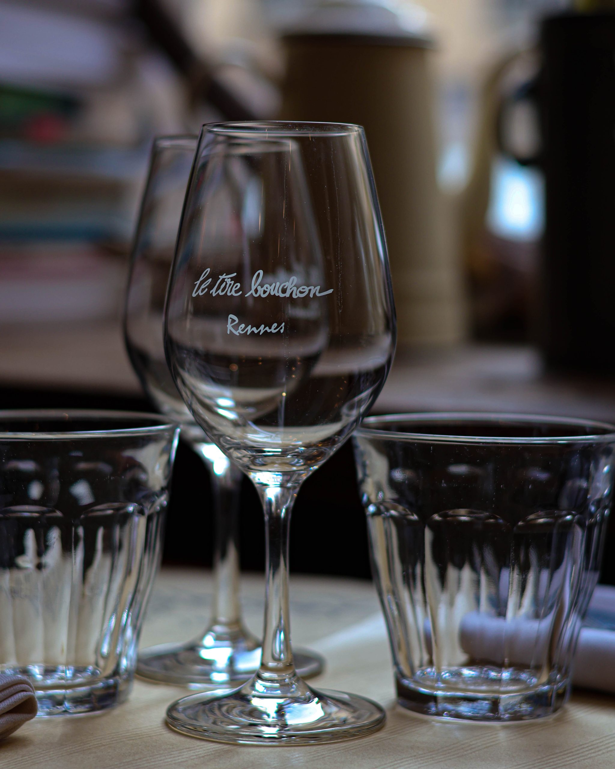 Verres à Pied Tire-Bouchon